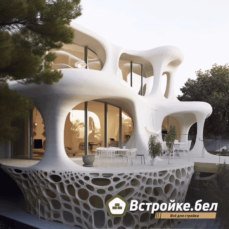 На российском 3D-принтере напечатали дом и мебель в нём